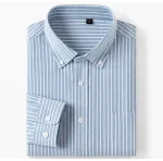 slim-fit striped Oxford shirt - Image 16