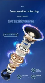 T75 Fone Bluetooth Headset 5.3 Wireless Air Conduction Headphones Clip Ear Music Noise Canceling HD Call Sports Gaming Earphone - Image 18