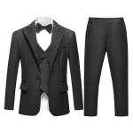 Boys' 3-Piece Burgundy Tuxedo - Image 18