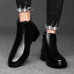 Leather Chelsea Men's Boots - Image 14