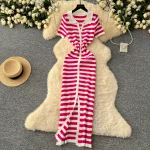 Knit stripe maxi dress - Image 9